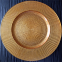 Glass Glass Charge Plate For Wedding Party Dining Table Use