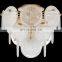 Hot Sale Decoration Lighting Chandelier Hotel Office LED Ceiling Light Semi Flush Mount Glass Pendant Lamp