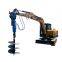 Widely applicable small borehole drilling machine easy install and remove rotary drilling for 1-36 ton excavator