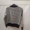 women's beading round neck long sleeve pullover with pattern