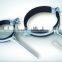 Two screw pipe clamp with EPDM rubber small insulated plastic pipe clamp