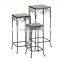 Wrought Iron Square Mosaic Plant Stand Garden Decoration Sets