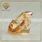 2015 hot sale 7.00mm round champagne gemstone for wedding dress