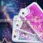 Wholesale Dynamic Flowing Sand glass Hourglass Glitter Quicksand cover colorful clear transparent phone case for iphone 6