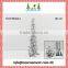 Set of green pop-up tinsel christmas tree
