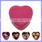 5 Color Option Shinny Candy Tin Case Best Choice For Wedding Gift Heart Tinplate Case
