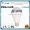 Smart Bluetooth LED bulb, controlled by mobile phone, supports IOS and Android systems. Can listen the audio books