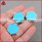 Sterling Silver Hexagon Charm Pendant Genuine Turquoise Jewelry Pendants                        
                                                Quality Choice