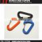 Dongguan jinyu plastic D shaped snap carabiner hook, snap hook