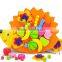EN71 high quality wooden beads toys OEM/ODM colorful handmade educational wood toy for kids