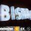 Led full lighting acrylic letter sign, 3d plastic acrylic sign letter, plastic acrylic led light letter
