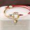 New Fashion Chinese Sexy Red String Bracelet Gold Jewelry For Ladies