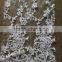 2015 new design flower lace embroidery fabric for wedding dress lace