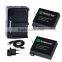 Smatree Replacement Li-ion Battery (2-Pack) Set With Foldable US Plug + European Plug + USB Cord For Gopros Hero4