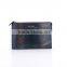 Noble mens' long clutch wallet black