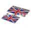 England Britain UK Flag Rectang Racer Rear Emblem Badge Motor Sport Sticker Car