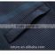 latest fashion black-blue big checked single breasted two buttons elegant good quality slim fit business men suit