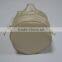 Clear poly mesh drawstring cosmetic bag