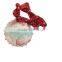 Dog rubber toy with rope