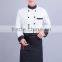 2015 Double -breasted White Kitchen Cooking Clothes