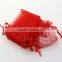 20x25cm green large organza gift bags jewellery storage pouches promotion drawstring security recyclable for wedding party