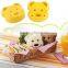 2015 new Home DIY Cookie Cutter Plastic Sandwich Toast Bread Mold Maker Cartoon Bear cake mold cooking tools