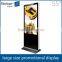 55inch Flintstone Digital Advertising Screen,China cheap vertical ultra-wide lcd display,floor standing advertising kiosk