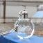 Glass Octagonal Custom Keychain / Promotion Crystal Custom Keychain