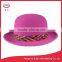 Flat Top Wool Felt Bowler Hat