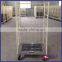 Nestable Roll Mesh Container with Plastic Pallet