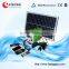 factory price 10w mp3 portable solar power bank/mini 10 w 12v solar light dc power system