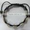  china professional letters bead macrame bracelet