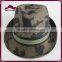 Camouflage Color Wool Blend Herringbone Fedora