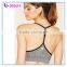 Heathred color sports bra yoga bra polyester active bra