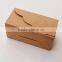 Foldable 2015 Cheap Eco friendly kraft paper pillow box