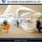 Office counter simple design/white reception counter pictures/new design front desk