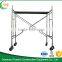 Galvanized scaffolding frames
