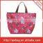 Wholesale Recyclable organic 600d oxford tote red bag