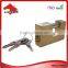 Brass Rectangular Padlock with Kaba Key