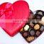 customize wholesale cardboard heart shaped chocolate box,chocolate packaging box