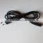VDE approved 2 pin female male power cord connector C7