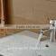 Hot and cold water bathroom faucet