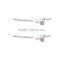 18K Gold Plated Pearl Butterfly Hairpins Woman/Girl's Austrian Crystal Hairwear Headdress Accessory Headwear