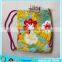 2015 pure cotton soft velour blossom spring towel beach bag flower towel beach bag
