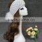 Genuine Raccoon Fur Ball Elastic Hair Band Mixed Colors Fur Head Band