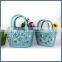 Best quality antique decorative ceramic flower basket flower vase