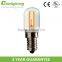 Refrigerator light mini t22 t20 filament lamp led with UL CUL
