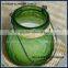 outdoor favor glass jars with metal handle candles scented