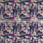 silk satin mosaics digital print silk fabric