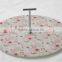 Custom Pattern 2 Tier glass cake stand